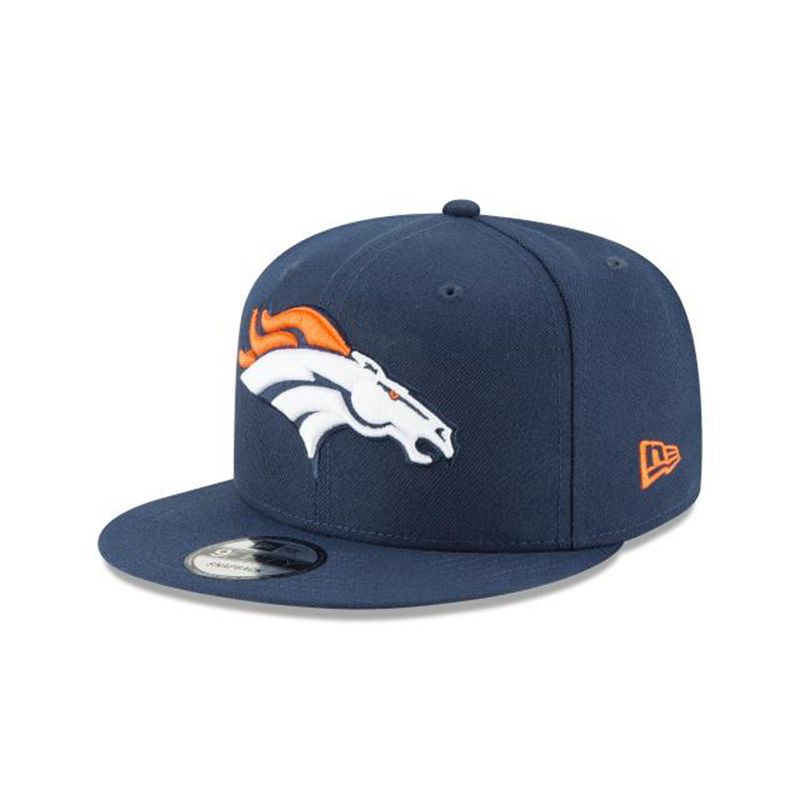 NFL Denver Broncos Basic 9Fifty Snapback (FTB4600) - Blue New Era Caps